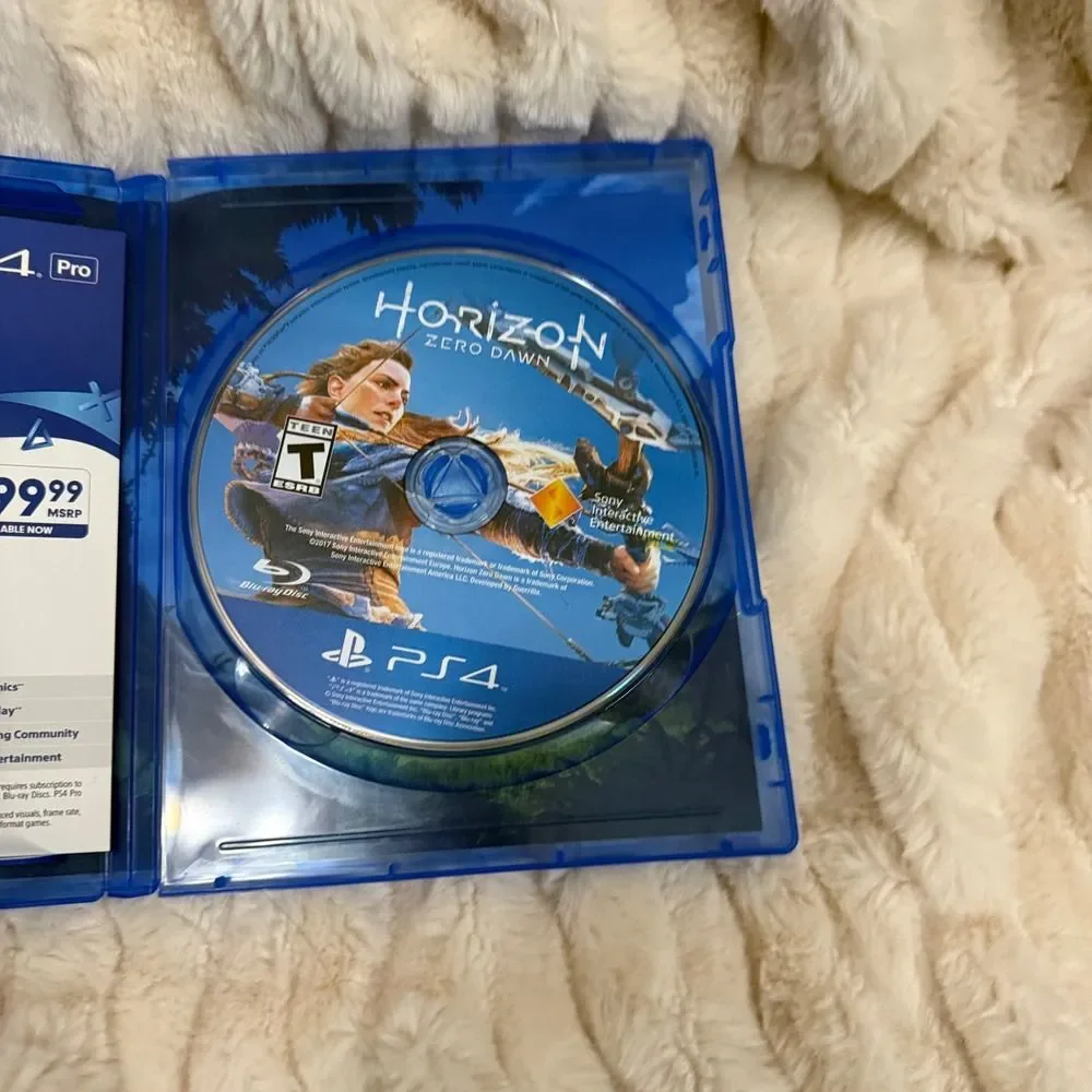 Horizon Zero Dawn Sony PlayStation 4 PS4 Game Disc Case Complete